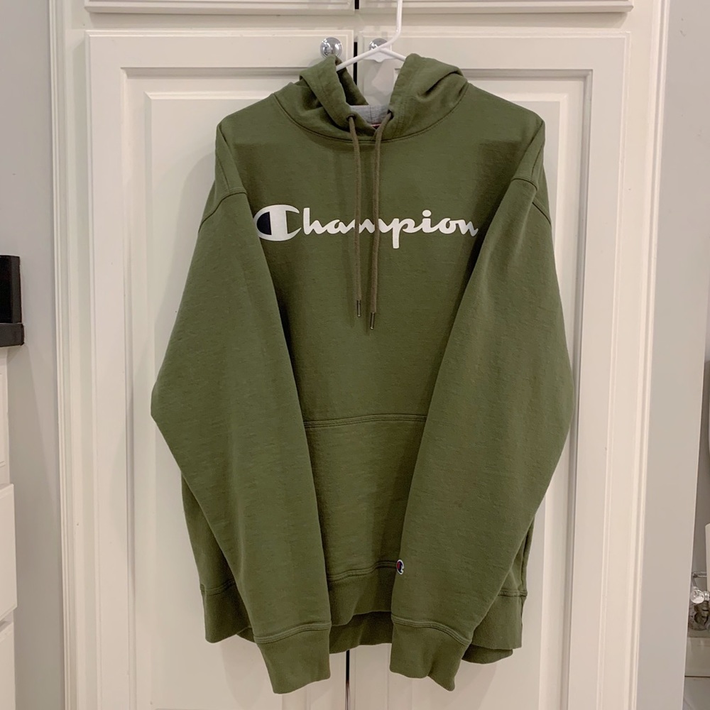 Army Green Champion Hoodie